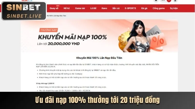 Nạp tiền nhận khuyến mãi tại 22vip app - 22vip